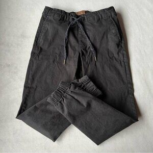 Tainted Denim ~ Canvas Jogger ~ Mens 28 Waist ~ Black